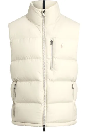 Ralph Lauren Jacka, Herr, M, Polyester, THE Gorham Down Vest Basic Sand