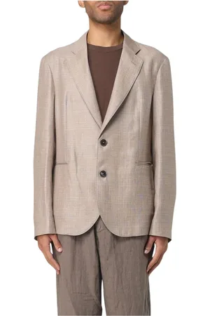 Emporio Armani Jacka, Herr, L, Linen Blazer TwoButton Notch Lapel