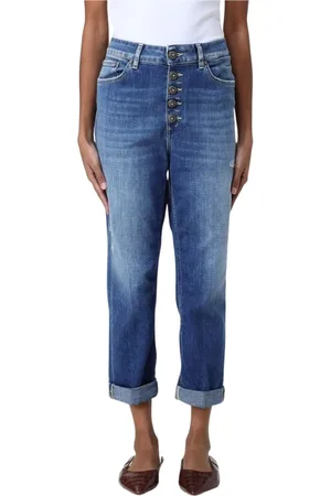 Dondup Jeans, Dam, W27, Bomull, Slitna Boyfriend Jeans