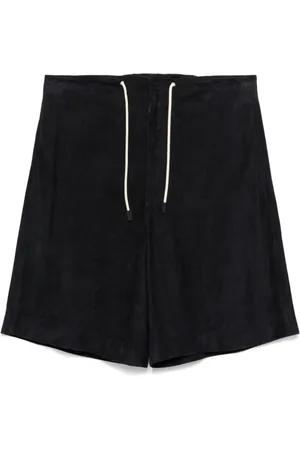 Emporio Armani Shorts, Herr, L, Svarta Shorts med Dragsko i Midjan