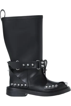 Alexander Wang Skor, Dam, 38 EU, Läder, Studded Läderstövlar