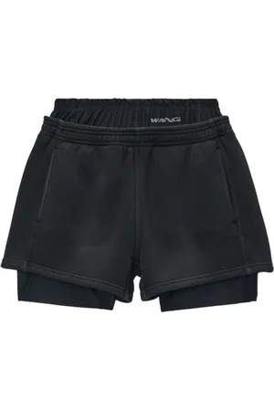 Alexander Wang Shorts, Dam, M, Bomull, Svarta Bermuda Shorts