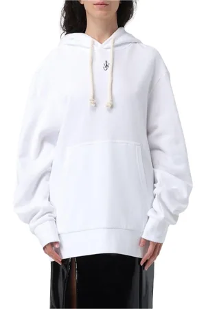 J.W.Anderson Sweatshirts & Hoodies, Dam, M, Bomull, Vit Bomull Hoodie