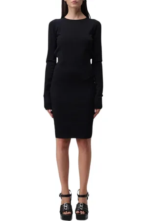 Dsquared2 Klänning, Dam, S, Elegant Svart Stickad Miniklänning