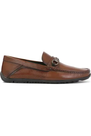 Kazar Skor, Herr, 45 EU, Läder, Beqväm moccasiner med metalldekoration