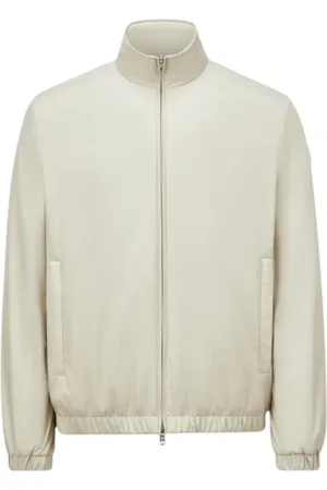 Moncler Jacka, Herr, 2Xl, Bomull, Windbreaker Jacka med Lärdetaljer
