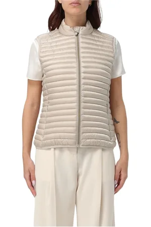 save the duck Jacka, Dam, 4Xl, Quiltad Puffer Hög Krage Väst