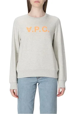 A.P.C. Sweatshirts & Hoodies, Dam, L, Bomull, Crew Neck Sweatshirt
