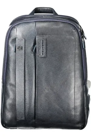 Piquadro Väska, Herr, ONE Size, Läder, Blå läder ryggsäck för män