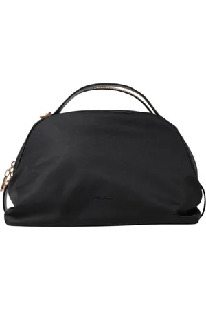 Borbonese Väska, Dam, ONE Size, Nylon, Stilren Svart Crossbody-väska