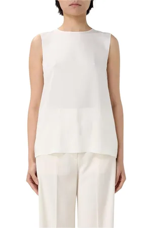 THEORY Topp, Dam, S, Rosa Sidensärmlös Blus