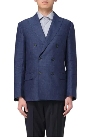 FAY Jacka, Herr, 2Xl, Blå Enkelknäppt Blazer