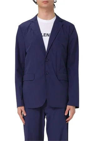 Aspesi Jacka, Herr, S, Nylon, Blå Nylon Blazer Modern Passform