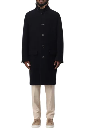 Brunello Cucinelli Kappa, Herr, L, Lyxig Ull Shearling Krage Kappa