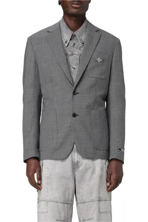 VERSACE Jacka, Herr, M, Stilig Rutig Blazer för Män