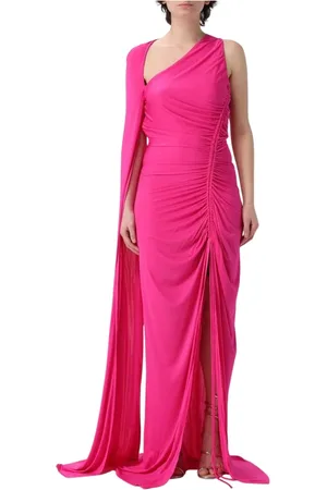 DEL CORE Klänning, Dam, M, Fuchsia One-Shoulder Maxi Klänning