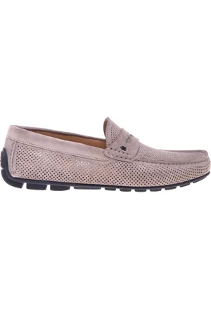BALDININI Skor, Herr, 45 EU, perforated leather loafer