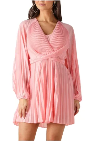 Twin-Set Klänning, Dam, XL, Rosa Miniklänning Charm