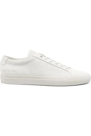 COMMON PROJECTS Skor, Herr, 40 EU, Grå Snörsko med Platt Gummisula