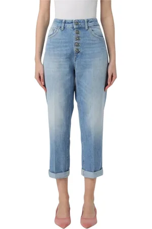 Dondup Jeans, Dam, W26, Denim, Avslappnad passform, Korta Jeans
