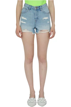 John Richmond Shorts, Dam, W31, Denim, Shorts i ljus denimtvätt
