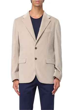 FAY Jacka, Herr, M, Bomull, Corduroy Blazer Notch Lapel