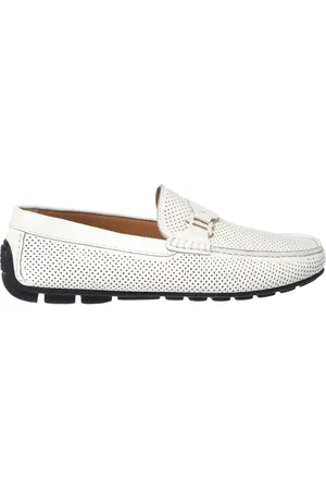 BALDININI Skor, Herr, 43 1/2 EU, perforated tumbled loafer