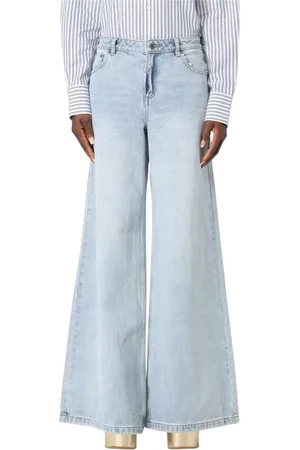 Michael Kors Jeans, Dam, XS, Denim, Blå Straight-Leg Denim Jeans