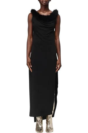 COPERNI Klänning, Dam, M, Svart Jersey Maxi Klänning Elegant Stil