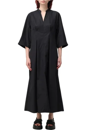 Aspesi Klänning, Dam, M, Elegant Svart Maxi Klänning