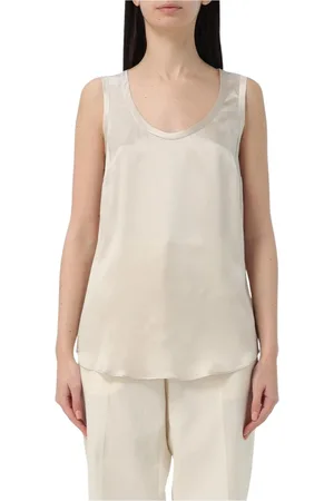 Brunello Cucinelli Topp, Dam, XS, Brun Silke Cami Top Elegant Design