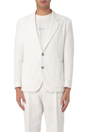 HUGO BOSS Jacka, Herr, S, Naturlig TvåKnapp Blazer Spets Revers