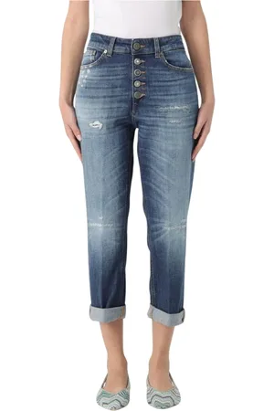 Dondup Jeans, Dam, W30, Blå Boyfriend Jeans