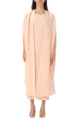 Max Mara Klänning, Dam, XS, Elegant Rosa Midi Klänning