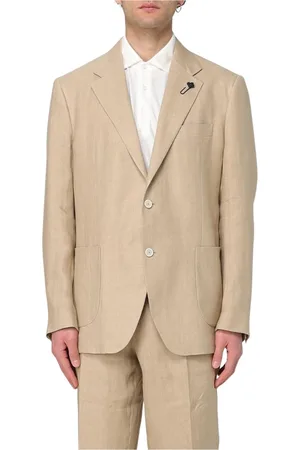 LARDINI Jacka, Herr, L, Brun Ull Blazer