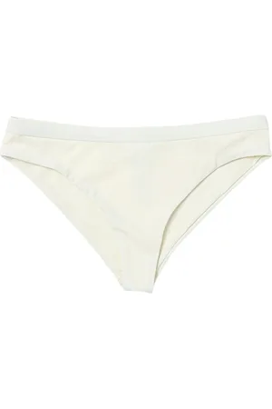 Jil Sander Badkläder, Dam, S, Elegant Ivory Bikini Bottoms
