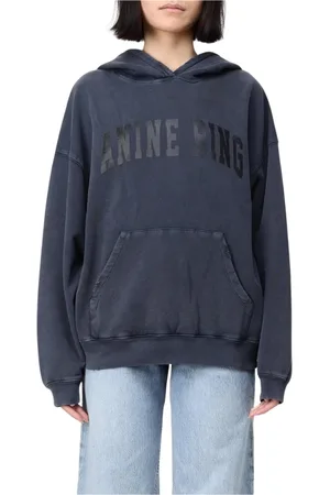 ANINE BING Sweatshirts & Hoodies, Dam, S, Bomull, Vintage Oversized Hoodie