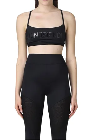 Fendi Topp, Dam, S, Snygg Mesh Panel Activewear Set