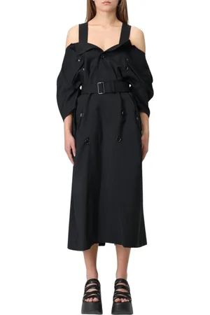 JUNYA WATANABE Klänning, Dam, M, Svart Off-Shoulder Midi Klänning