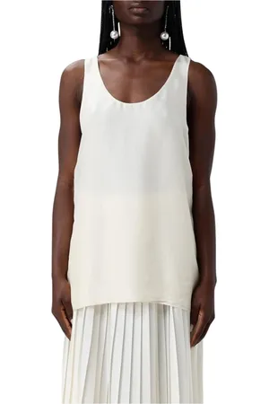 Serafini Topp, Dam, XL, Brun Silke Cami Topp