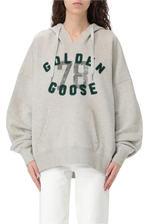 Golden Goose Sweatshirts & Hoodies, Dam, XS, Bomull, Grafisk huvtröja för kvinnor