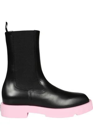 Givenchy Skor, Dam, 36 EU, Läder, Svarta Läder Chelsea Ankelboots