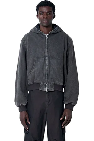 OUR LEGACY Jacka, Herr, 2Xl, Denim, Denim Huva Jacka med Känguruficka