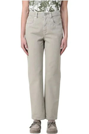 Brunello Cucinelli Jeans, Dam, XL, Bomull, Elegant Straight Leg Jeans