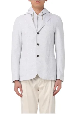 ELEVENTY Jacka, Herr, XL, Kashmir, Kashmir Blazer i Grå