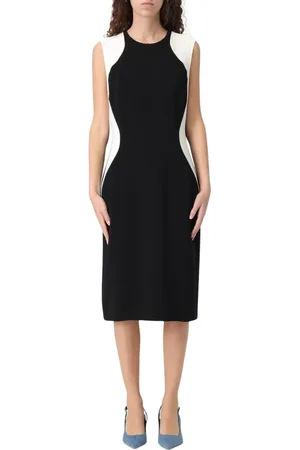 Stella McCartney Klänning, Dam, XS, Elegant Colorblocked Midi Klänning