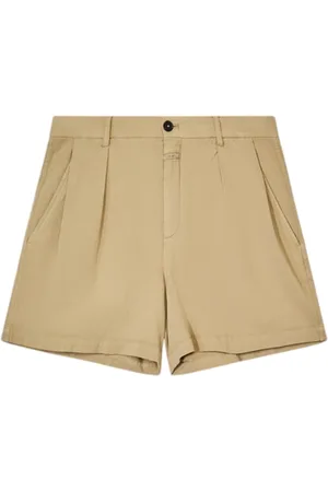 Closed Shorts, Dam, W30, Linne, Premium Kvalitet Linne Shorts