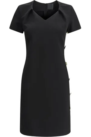 Givenchy Klänning, Dam, L, Elegant Svart Klänning med Guld Detalj