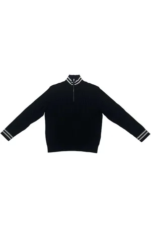 Neil Barrett Jacka, Herr, L, Randig Stickad Dragkedja Tracktop