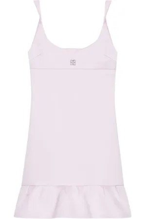Givenchy Klänning, Dam, S, Rosa Ruffle Hem Klänning
